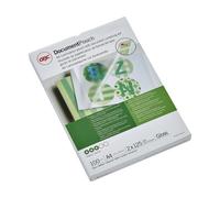 Pouches per plastificatrici GBC 3200723 - 140302 Formato utile 216x303 mm - Formato a4 - Spessore 125 micron per lato - Colore trasparente - Conf 100 - 3200723
