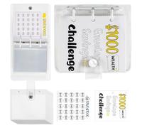 Busta per risparmiare denaro - - 25 buste tracker libro | Fun Easy 1000 pianificatore di risparmio per bilancio, entrate e organizzazione delle fatture, ideale per studenti e finanziari