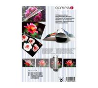 Busta plastificata Olympia 9165 100 pezzi A4 A5 A6 80 micron