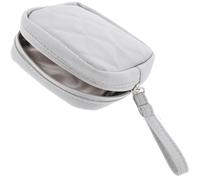 Busta Porta Assorbenti in Pu, Design Portatile da Viaggio | Chiusura Manuale, Formato Compatto, Stile Semplice ed Elegante, Capienza per Accessori Piccoli