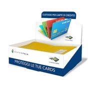 Busta porta card - 5,8x8,7 cm - 2 tasche - colori assortiti - Sei Rota