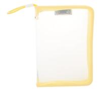 Busta Portadocumenti A4 Gialla in Plastica con Zip