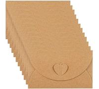 Busta Regalo con Kraft Carta, 30pcs Biglietti di Auguri Vuoti con Buste Buste Cartoncini Augurali con Busta per Diverse Occasioni Auguri di Matrimonio, Compleanno, Inviti Lettera, 170.5X 100 mm