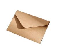 Busta retrò semplice da 30 pezzi | Buste for buste con lettere d'amore letterarie for manuali con avvolgimento in filo metallico addensato Kraft(Khaki)
