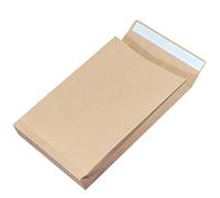 Busta RND con prodotti per ufficio autoadesivi rivestiti in silicone HK E4 280x400mm 150gsm 250pcs marrone/buste e accessori per la spedizione/tipo con nastro in silicone, RBD/Kind-HK/Colore-Marrone