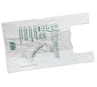 BUSTA SHOPPER BIODEGRADABILE 500 PZ cm. 23+7+7x50 h - gr. 4,5