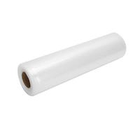 Busta sottovuoto a punti spessi, rotolo per imballaggio alimentare, 25x500 cm trasparente - resistente alla perforazione, materiale alimentare PA + PE, conservazione a lunga durata (Punti spessi