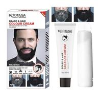 Bustachi e colorazione della barba | Dye da barba da 60 ml | Colorazione dei capelli | Formula senza irritazione, migliora la consistenza della barba, un'applicazione rapida in 10 minuti per un
