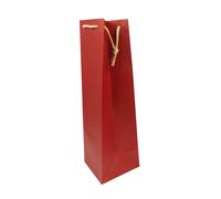 Buste 1 Bottiglia Kraft Colorata 12x41+12 Pz 12 Incarti Natalizi