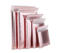 Buste a bolle d'aria, sacchetti per imballaggio, Pluriball Busta a bolle d'oro rosa Busta a bolle d'aria Busta postale for spedizione Buste a bolle d'aria impermeabili for confezioni regalo Confezione