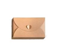Buste a forma di cuore in carta Kraft da 30 pezzi Per Inviti | Estetica vintage for lettere d'amore di coppia(S)