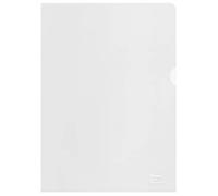 Buste a L Esselte De Luxe f.to 22x30 cm 100% riciclate antiriflesso trasparenti conf. 100 pezzi - 627499