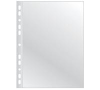 Buste a perforazione universale Q-Connect 22x30 cm alto spessore finitura liscia conf. 50 pezzi - KF11187