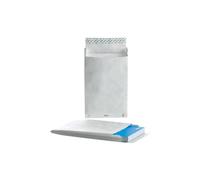 Buste a sacco con soffietti e strip bianche 305x406x50 mm - conf. 100 pz Tyvek f