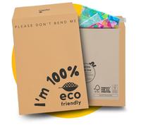 Buste A4 C4 | Confezione da 20 | Buste certificate FSC Non pieghevoli, per certificati e stampe artistiche | Simplelifeco UK