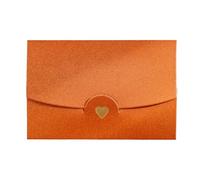 Buste abbronzanti da 20 pezzi 10,5 * 7 cm di invito for lettere d'amore in carta iridescente Per Inviti(Orange)
