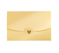 Buste abbronzanti da 20 pezzi 10,5 * 7 cm di invito for lettere d'amore in carta iridescente Per Inviti(Gold)