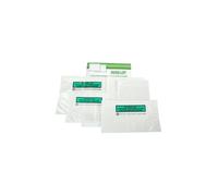 Buste adesive in carta ecologica Methodo C4 trasparenti - 320x250 mm con scritta
