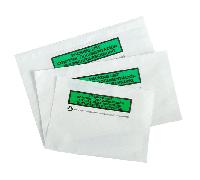 BUSTE adesive portadocumenti carta 16,2x12 cm int Tipo A4 piegato in 4 1000 pz