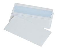 Buste autoadesive per ufficio, 110 x 220 mm, 75 g/m², 10 pezzi, colore bianco, buste e accessori per spedizione/tipo autoadesivo/Kind-SK/colore-bianco/formato-DL/Peso (g/m2)-75