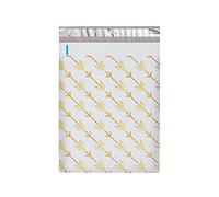 Buste autoadesive Poly Postal, Confezione da 50 buste postali autosigillanti impermeabili in PE multicolore(28x40x4cm C)