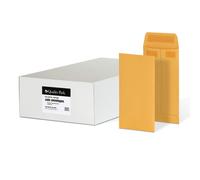 Buste autosigillanti per monete e piccoli oggetti Quality Park n. 7, per casa, ufficio e giardino, 24 libbre, carta kraft marrone, 3-1/2 x 6-1/2