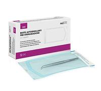 200 pezzi BUSTE AUTOSIGILLANTI per sterilizzazione autosaldanti 135 x H 260 mm