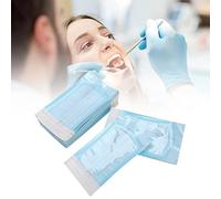 Buste Autosigillanti per Sterilizzazione,Sacchetto di Sterilizzazione,PVC, Sacchetti per Sterilizzazione Dentale,Sacchetto per la Disinfezione Dell'autoclave (100, 70 x 230 mm)