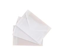 Buste autosigillanti semitrasparenti da 20 pezzi Per Biglietti D'Auguri | Adatto for inviti, cartoline e lettere commerciali(16x11cm)