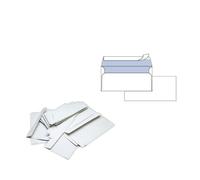 Busta bianca senza finestra - serie Edera Strip - 110x230 mm - 90 gr - Pigna - conf. 500 pezzi