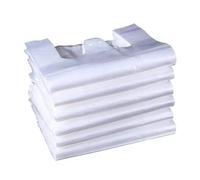 Buste Bianche Shopper Biodegradabili 34x65 cm 6kg Maxi Confezione a Rotoli