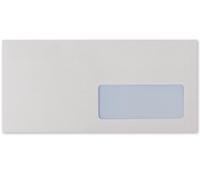 BUSTE COMMERCIALI 11X23 CON FINESTRA AUTOADESIVE 80 GR BLASETTI 1000 PEZZI