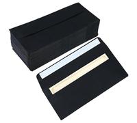 Buste commerciali da 100 pezzi, buste di lettere auto adesive da 9, 5x4 pollici per biglietti di auguri, mailing, assegni, cartoline, matrimoni, inviti, biglietti
