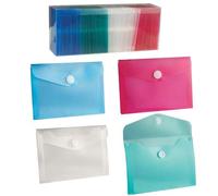 Buste con Bottone Memotak A7 Assortite 60 pezzi