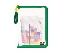 Buste con zip per documenti, raccoglitori di file | Busta trasparente per raccoglitori documenti, file di estensione, carta, cartella per progetti, porta buste con chiusura lampo, maniglia per la