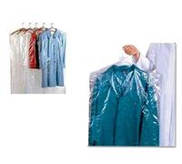 BUSTE COPRI VESTITI CAPPOTTI PIUMINI LUNGHI 60X120 Cm. PER LAVANDERIE,TINTORIE,STIRERIE 100 PEZZI