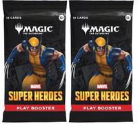 Buste di gioco di Magic: The Gathering | Marvel Super Heroes | Gioco di carte collezionabili (Versione Inglese) (Confezione da 2)