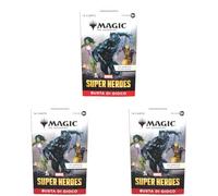 Buste di gioco di Magic: The Gathering | Marvel Super Heroes | Gioco di carte collezionabili (Versione Italiana) (Confezione da 3)