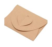 Buste Elegance Bundle Set da 40 buste in carta kraft con graziose chiusure a forma di cuore, 2 opzioni Nozze(Large envelope)