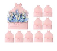 Buste floreali per San | 10 Pezzi Di Carta Da Imballaggio Con Motivo A Cuore Romantico, Busta Per Bouquet,Per Bambini Famiglia Amici Donne Impegni E Cerimonie