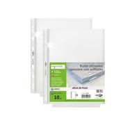 Buste forate ATLA GS plus - 22 x 30 cm - PP - c/soffietto - trasparente liscia -