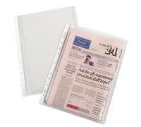 Buste forate con soffietto - Superior - buccia - 21 x 29,7 cm - trasparente