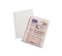 Favorit Buste perforate trasparenti Buccia d'arancia Alto spessore 21 x 29,7 cm 10 pezzi