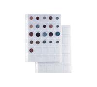 Buste forate Ercole - PVC liscio - 21 x 29,7 cm - porta monete - 30 tasche - Sei