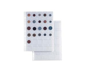 Buste forate Ercole - PVC liscio - 21 x 29,7 cm - porta monete - 30 tasche - Sei