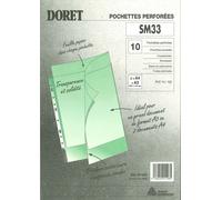 BUSTE FORATE f.to A3 con PIEGA cf.10 DORET 01105 AVERY DENNISON SM33