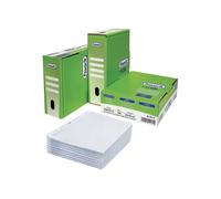 Buste forate La 500 - Linear - liscio - 22x30 cm - trasparente - Favorit - conf. 500 pezzi