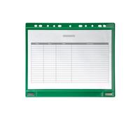 Tarifold Buste Forate Per Supporti Magnetici Ad Anelli, A4, Verdi, conf. 5 pezzi