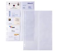 Buste foratura univ. porta biglietti da visita (10 spazi 9x5 cm) Sei Rota Atla Card Conf. 10 buste formato A4 - 662131