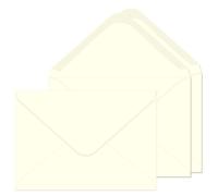 Buste formato A7, confezione da 100 buste da 13,3 x 18,4 cm, con patta a V, adatte per foto da 13,3 x 18,4 cm, biglietti, matrimoni, inviti, annunci, regali per bambini, 13,3 x 18,4 cm (colore crema)